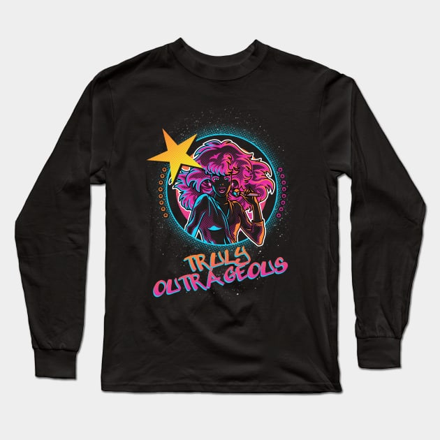 Truly Outrageous Long Sleeve T-Shirt by GillesBone